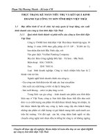 THỰC TRẠNG KẾ TOÁN TIÊU THỤ VÀ KẾT QUẢ KINH DOANH TẠI CÔNG TY SƠN TĨNH ĐIỆN VIỆT THÁI