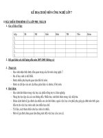Gián án Kế hoạch chuyên môn Công nghệ 7