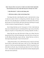 THỰC TRẠNG CÔNG TÁC QUẢN LÝ THUẾ GTGT ĐỐI VỚI DN NQD KINH DOANH KHÁCH SẠN NHÀ NGHỈ TRÊN ĐỊA BÀN TỈNH QUẢNG NINH