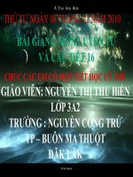 luyện từ bài 16