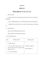 Chính tả - KÉO CO - PHÂN BIỆT R / D / GI / ÂT / ÂC