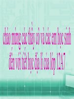 Bài 10: THIÊN NHIÊN NHIỆT ĐỚI ẨM GIÓ MÙA (Tiếp theo)