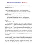 MỘT SỐ Ý KIẾN ĐỀ XUẤT NHẰM NÂNG CAO CHẤT LƯỢNG CHO VAY HỘ NÔNG DÂN TẠI NHNo