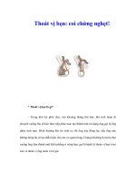 Thoát vị bẹn: coi chừng nghẹt!