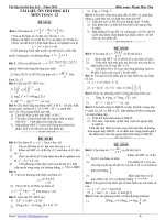 Đề cương ôn tập học kì 1 - năm 2010