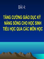 Bài soạn GDKNS cho học sinh Tiểu học 2 - sơn