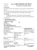 Bài giảng Toán 8 Nhi Tiết 42 Đại Số