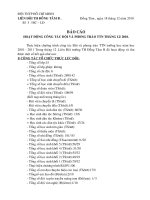 báo cáo tháng 12 - TH Đồng Tâm B