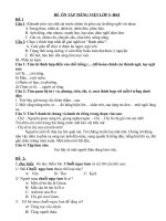 ĐỀ   ÔN  TẬP TV  5 KHI