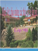 Bài soạn TIẾT 37 ĐẠI SỐ 9