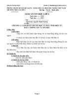 Tài liệu Bài 1. Thông tin vàc tin học