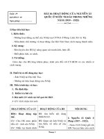 GIÁO ÁN LỊCH SỬ 9- KÌ II