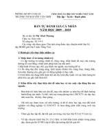 Bản đánh giá cá nhân