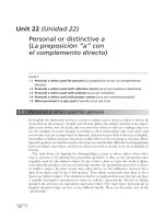 Personal or distinctive a