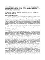 MỘT SỐ Ý KIẾN NHẰM HOÀN THIỆN CÔNG TÁC KẾ TOÁN QUẢN TRỊ CHI PHÍ TẠI CÔNG TY CỔ PHẦN TƯ VẤN ĐẦU TƯ VÀ XÂY DỰNG COSEVCO