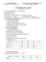 Bài giảng bản tự xếp laọi thi đua cá nhân