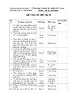 Gián án ke hoach thang 01