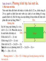 Gián án phuong tinh bac hai mot an