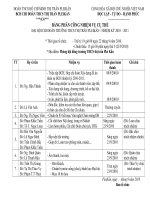 Bang phan cong nhiem vu