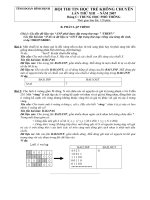 Tin học trẻ Bình Định lần 13 - Bảng C