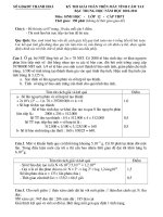 Bài soạn De va dap an CasioTH 20101011