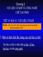 Vật liệu cơ khí