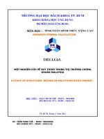 Gián án A STUDY OF STRUCTURAL BREAKS IN MALAYSIAN STOCK MARKET