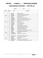 Bài soạn tuần 21 lớp2