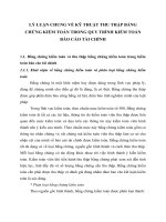 LÝ LUẬN CHUNG VỀ KỸ THUẬT THU THẬP BẰNG CHỨNG KIỂM TOÁN TRONG QUY TRÌNH KIỂM TOÁN BÁO CÁO TÀI CHÍNH