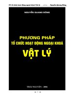 Phương pháp tổ chức hoạt động ngoại khóa Vật Lý