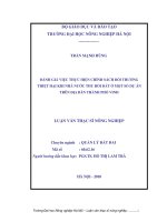 Đánh giá việc thực hiện chính sách bồi thường thiệt hại khi nhà nước thu hồi đất ở một số dự án trên địa bàn thành phố vinh 