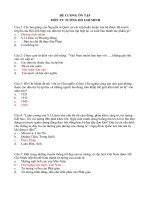 Đề cương ôn tập môn TT Hồ Chí Minh