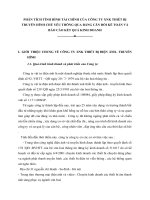 PHÂN TÍCH TÌNH HÌNH TÀI CHÍNH CỦA CÔNG TY XNK THIẾT BỊ TRUYỀN HÌNH CHỦ YẾU THÔNG QUA BẢNG CÂN ĐỐI KẾ TOÁN VÀ BÁO CÁO KẾT QUẢ KINH DOANH