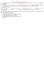 ĐỀ THI TOÁN HKI LỚP 10 NÂNG CAO