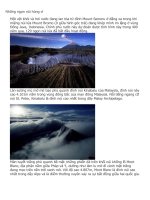 Những ngọn núi hùng vĩ