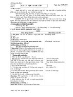 Bài soạn GIAO AN Đ Đ 1 KNS (TUNG MT1)