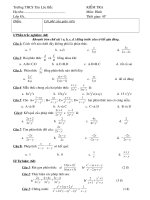 de kiem tra dai so chuong II