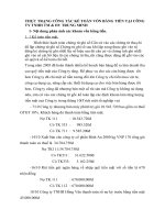 THỰC TRẠNG CÔNG TÁC KẾ TOÁN VỐN BẰNG TIỀN TẠI CÔNG TY TNHH TM & DV TRUNG MINH