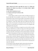 THỰC TRẠNG KẾ TOÁN CHI PHÍ SẢN XUẤT VÀ TÍNH GIÁ THÀNH SẢN PHẨM TẠI CÔNG TY CỔ PHẦN PHÁT TRIỂN CÔNG NGHIỆP