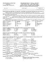 Đề thi HKI ( Có đáp án)