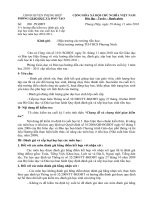 Gián án CV - hướng dẫn kiểm tra, đánh giá, xếp loại học sinh; báo cáo cuối học kì I cấp TH năm học 2010-2011