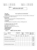 Tài liệu de kien tra 1 tiet lop 12