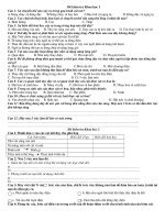 Đề kiểm tra khoa học kì II