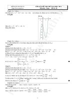 LỜI GIẢI ĐỀ THI TOÁN 2011 - ĐỀ SỐ 10