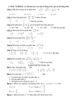 Bộ đề kiểm tra toán 8