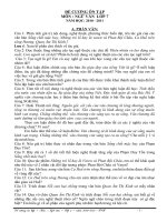 Đề cương ôn tập NV7-HKI