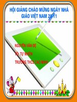 Bài giảng tiet 35. luyện tập 1