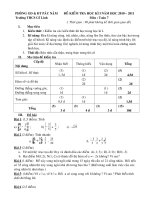 Kiem tra hoc ki I t7 co ma tran, dap an bieu diem