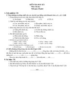 Gián án ĐỀ THI HKI TIN 6