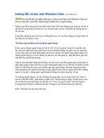 Hướng dẫn về bảo mật Windows Vista